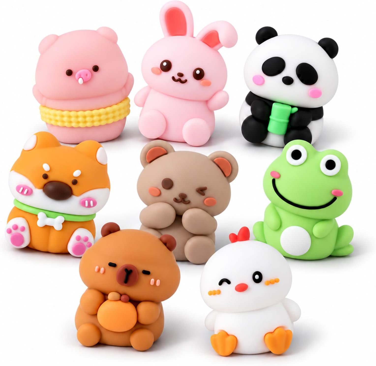 8 PCS Cute Pencil Sharpeners for Kids, Fun Manual Pencil Sharpening Bulk