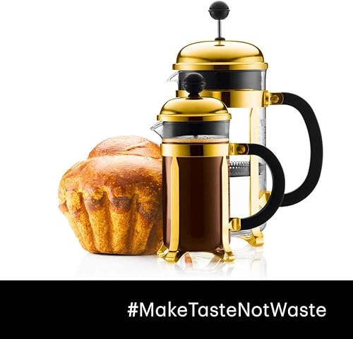 Miniatura 5 de BODUM Chambord - Cafetera de prensa francesa de 3 tazas, cobre, 0.35 l, 12 onzas