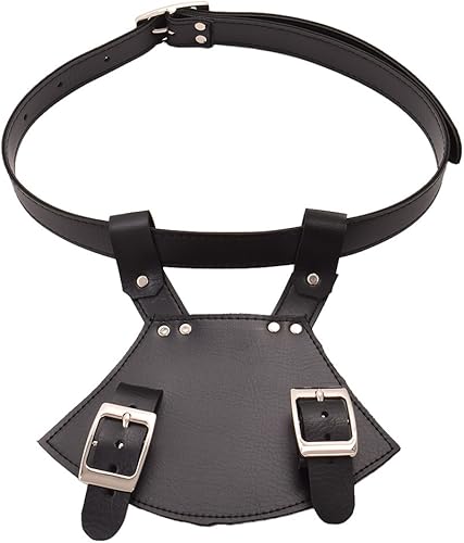 Miniatura 48 de BLESSUME Cinturón medieval de caballero con espada rana funda de estoque, soporte de vaina de estoque, 1 unidad Negro 6