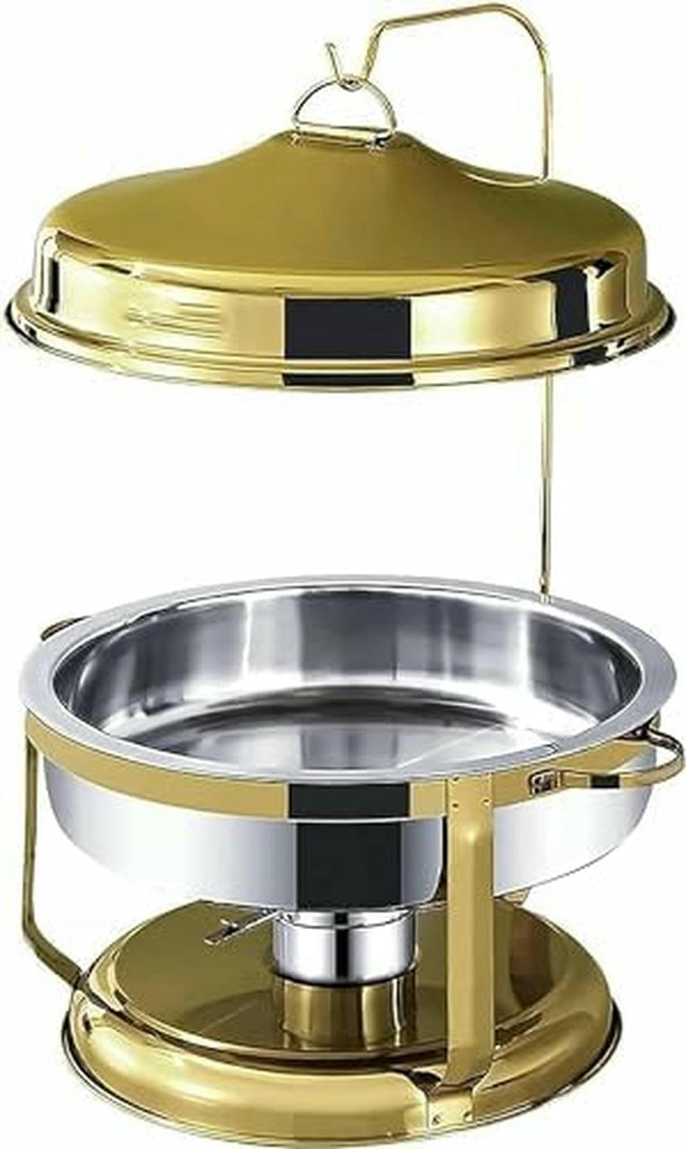 Réchaud de Buffet Pleine Grandeur en Inox pour Réceptions Réussies et Fêtes de Famille