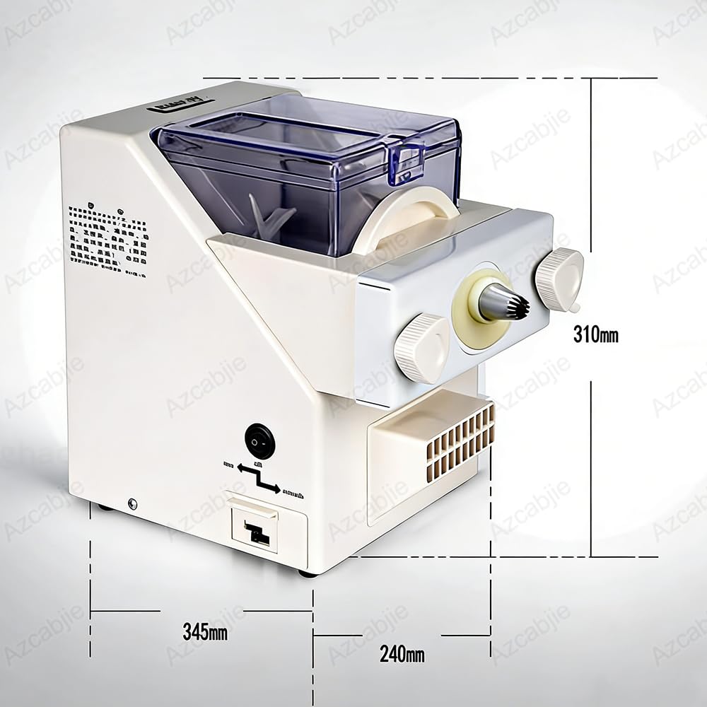 Biscottiera elettrica – Macchina automatica per biscotti da 180 W con 8 ugelli sostituibili per cottura fai da te in casa e in cucina
