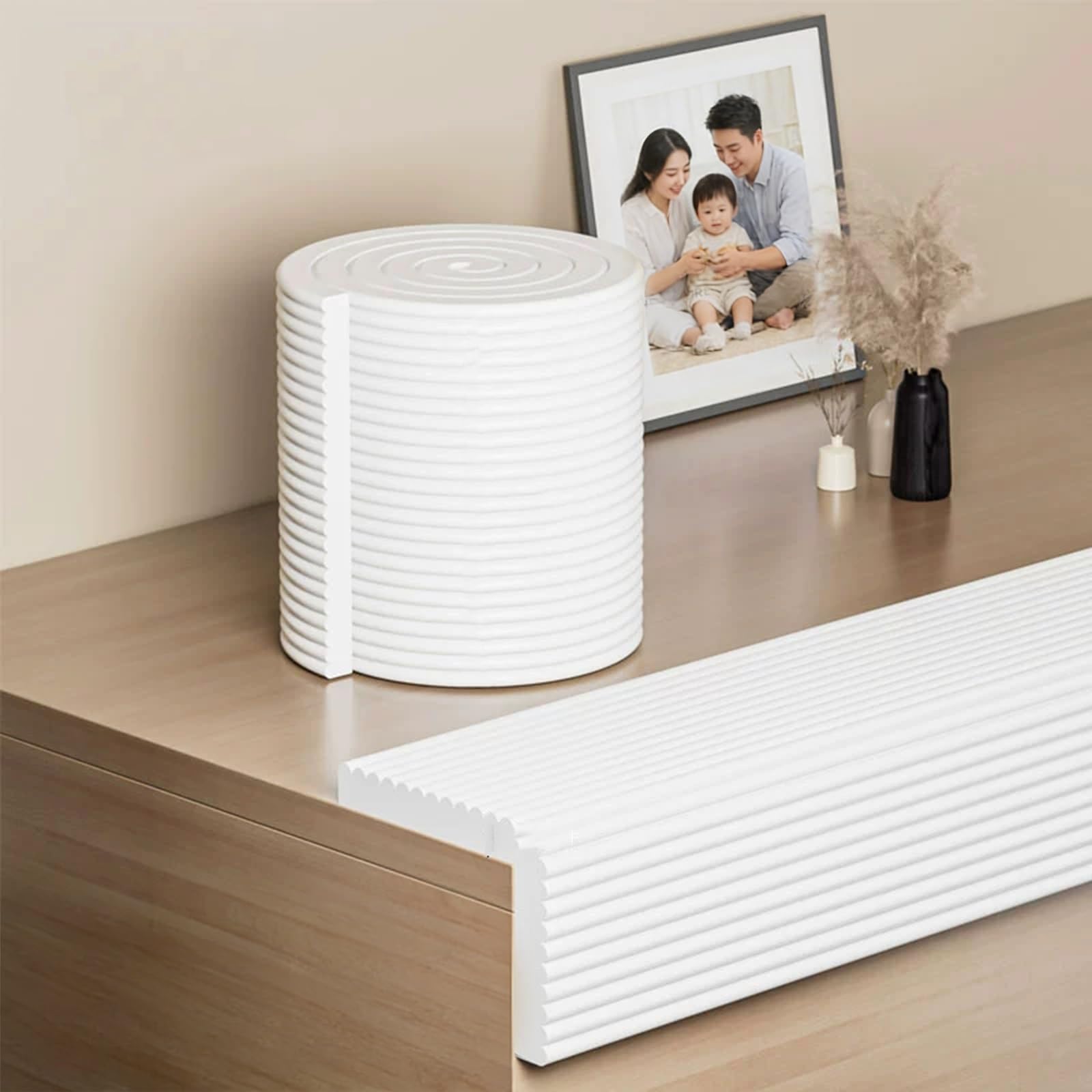Paneles de pared acolchados para niños, protectores de esquina a prueba de bebés, protector de borde extra ancho, autoadhesivo para dormitorio, tatami, guardería, decoración de pared