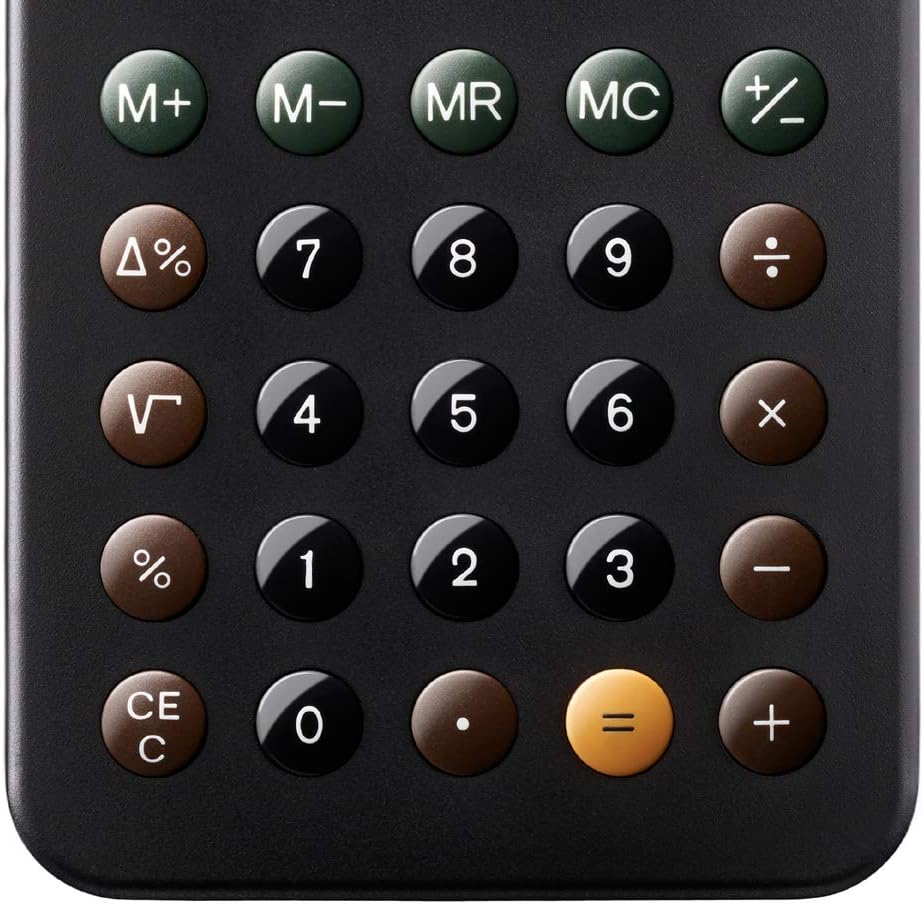 Hottest Sales Braun BNE001BK (Reissue of the Braun ET66 Calculator), Black