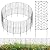 YBING Decorative Garden Fence 24 Pack Rustproof Arched Metal Fence Border for Decor 25Ft (L) x 16in (H) Wire Border Panel Fencing for Flower Bed Landscape Outdoor Yard Decor