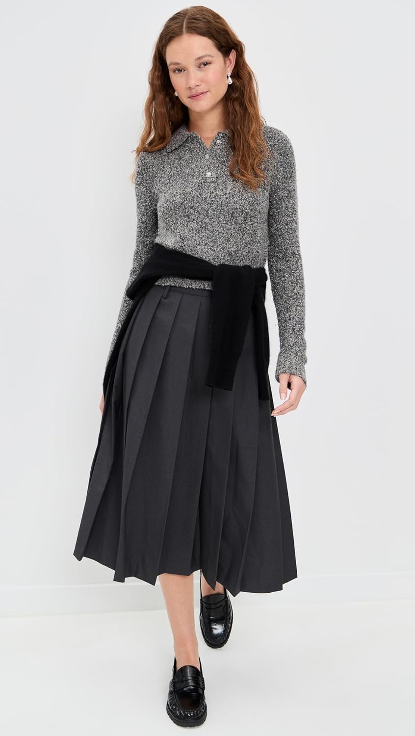 LE BOP Women's Wren Boucle Polo Sweater - Image 5