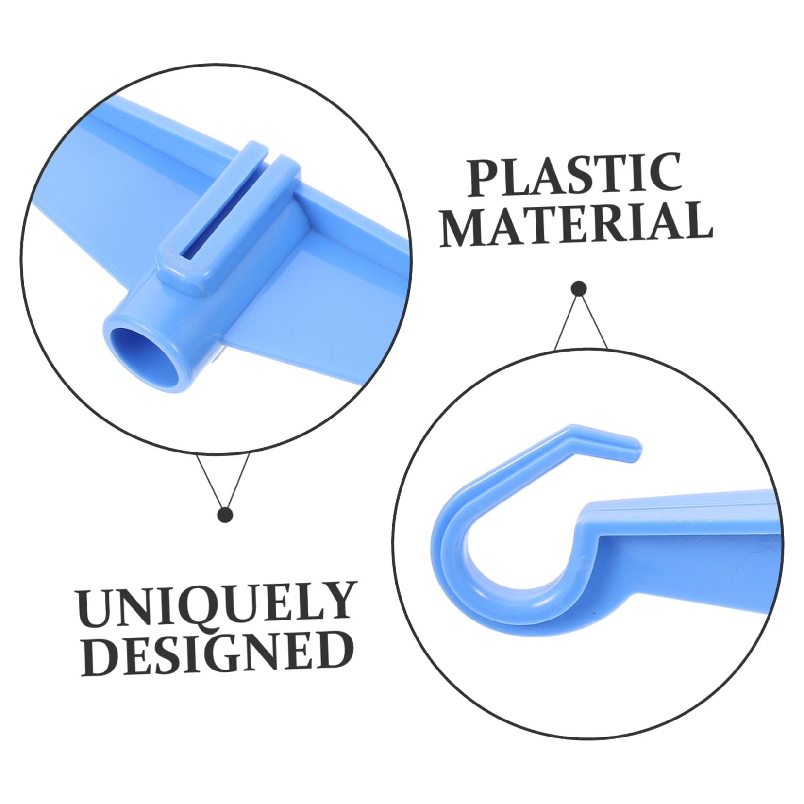 HOMSFOU Gancio Portaflebo in Plastica 11.22In Gancio Per Supporto Infusione Clinica Accessorio Per Asta Portaflebo Ospedaliero Facile Da Installare