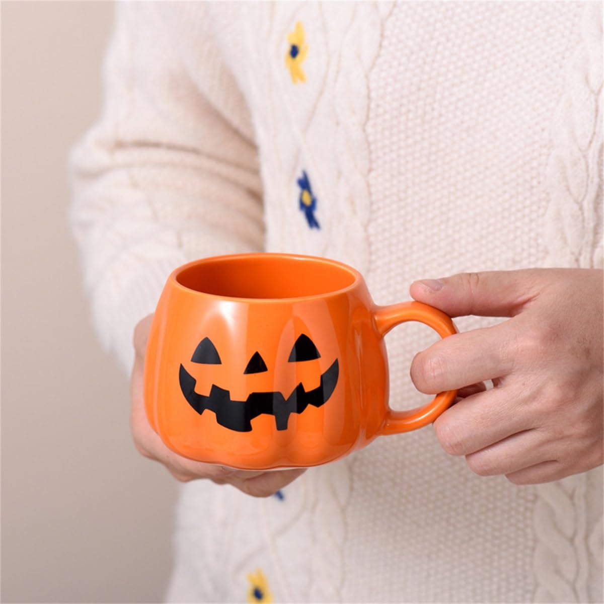 Amazon.co.jp: カボチャカップ ハロウィン セラミック マグカップ 陶器