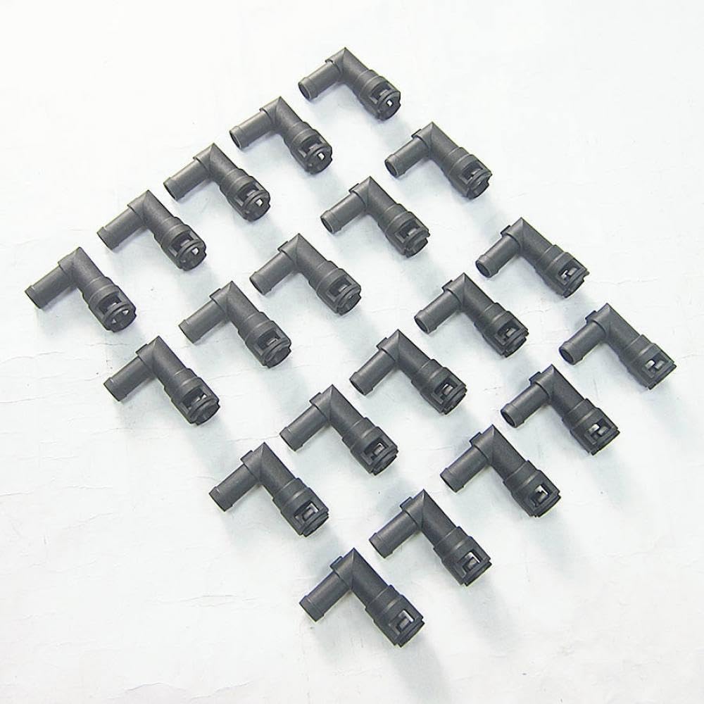 Engine Cooling System Heater Water Hose Connector Compatible With 323 Protege BJ Premacy Haima 3 Car Accessories B45561240A(10 straight 10 bent)