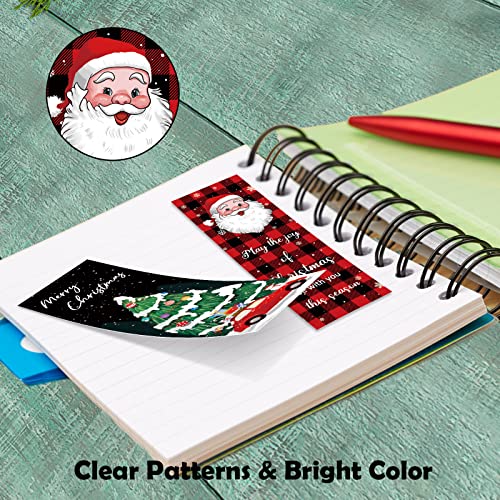 12 Pcs Christmas Bookmarks For Book Lovers, Cute Book Markers For Kids Reading, Paper Book Mark, Printing On 2 Sides About Xmas Holiday Present #TOP3