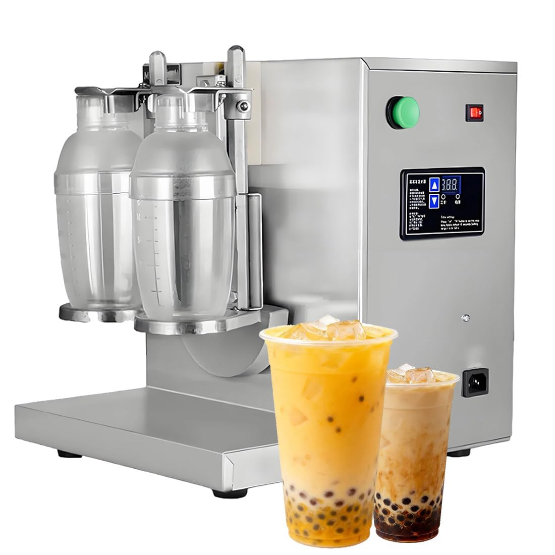 QianCruxtacy Commercial Stainless Steel Bubble Tea Shaker 500ml