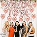 KatchOn, Rose Gold Bride To Be Balloons Set - 16 Inch, Pack of 19 | Bride Balloons, Rose Gold Latex Balloon for Bachelorette Party Decorations, Bridal Shower Decorations | bride To Be Decorations