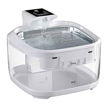 Joric Cat Water Fountain Battery Operated,152oz/4.5L Pet