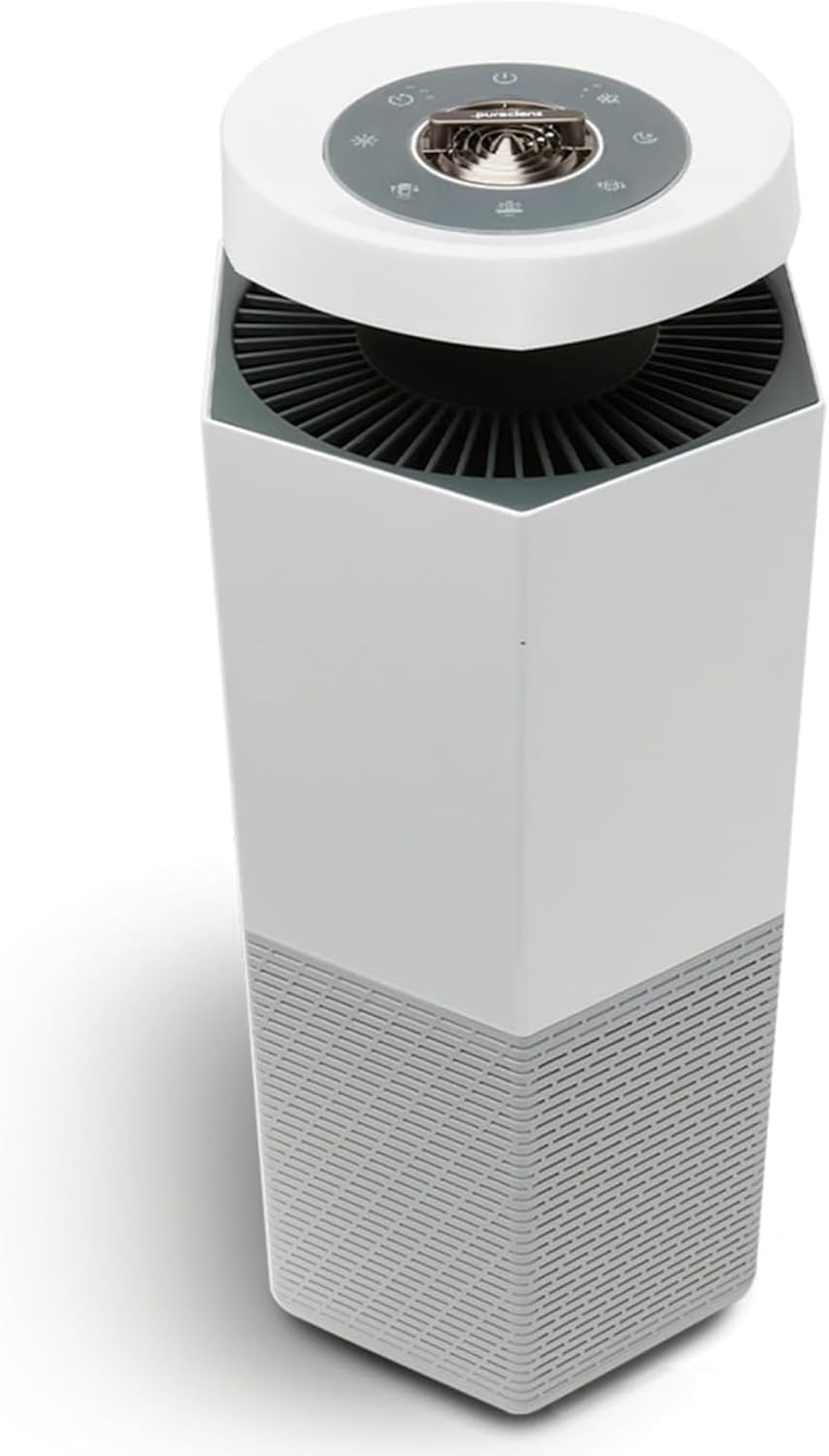 Puraclenz Core C750 Air Purifier for Home, HEPA Filter, Air & Surface Purification, Up to 3000 sqft, Removes 99.97% Pollutants, Mold, Dust, Allergens, Smoke