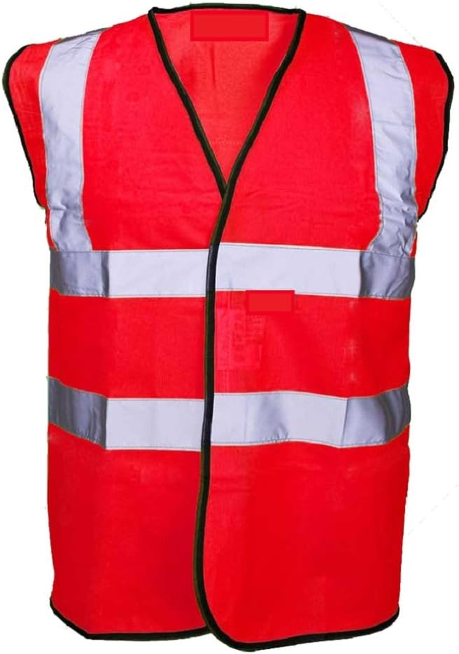 red hi vis jacket