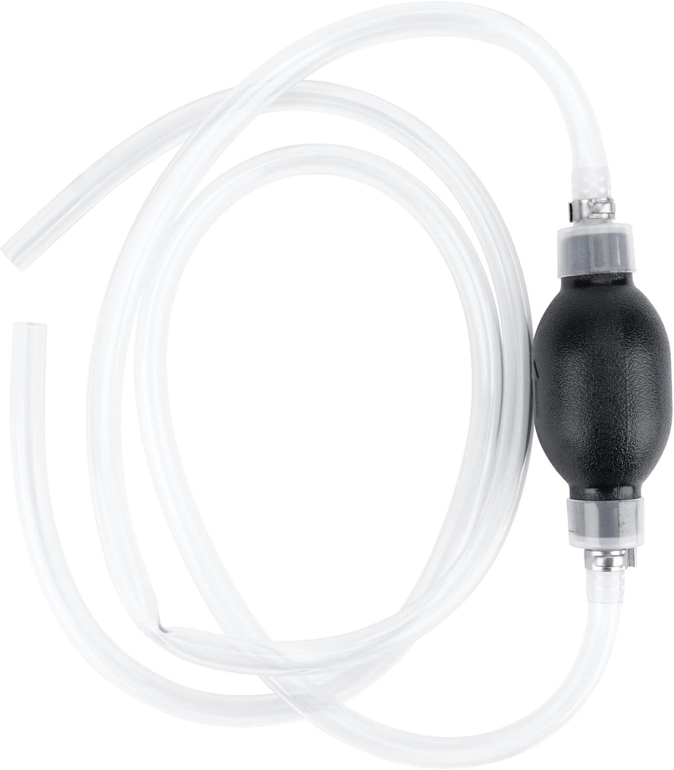 Performance Tool W54159 Back Flow Valve Siphon Pump for Vehicle Engine Oils, Lubricants, and Other Fluids, Black/Clear, 32-inch Hoses