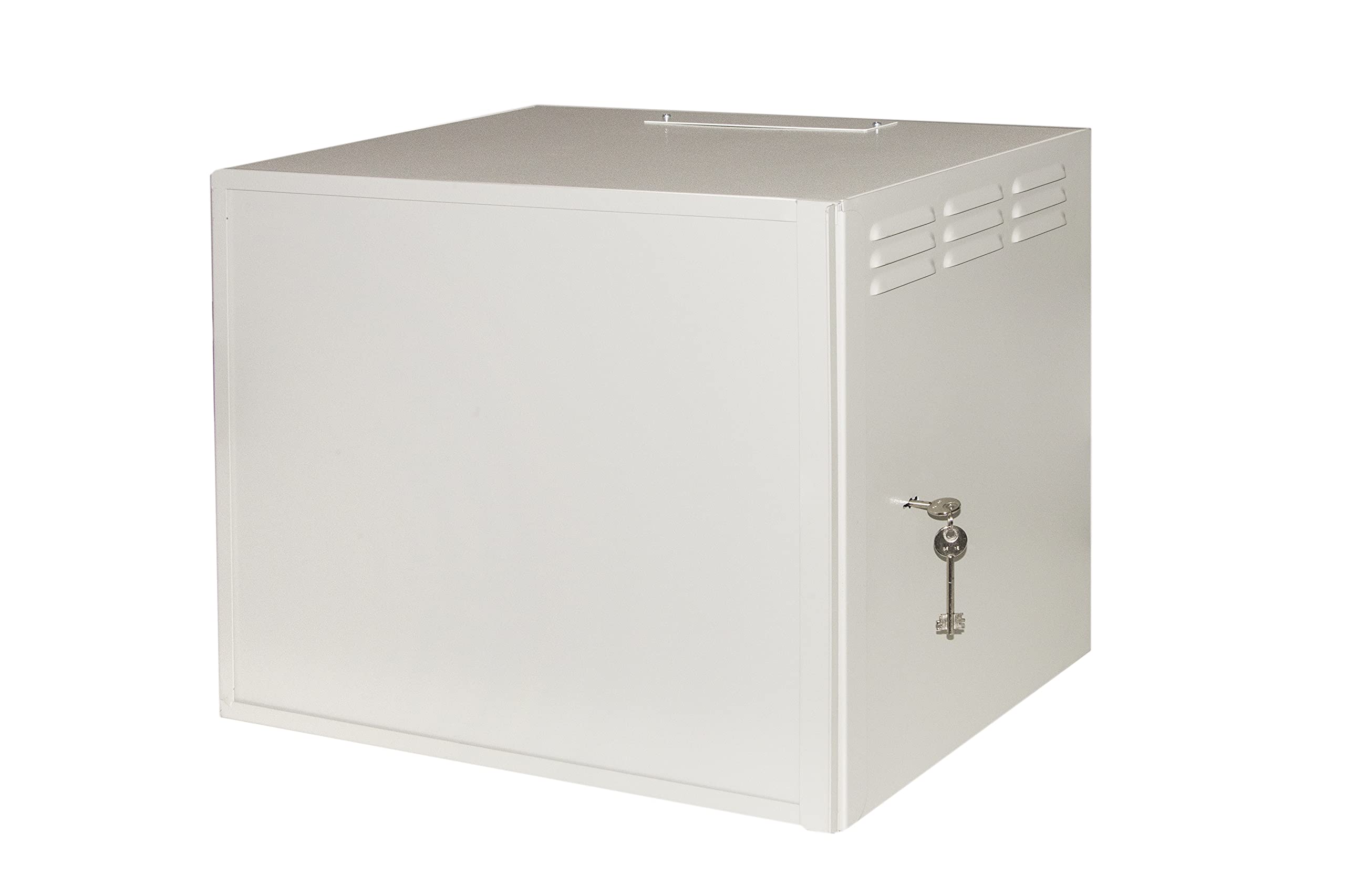 LINK Armadio Rack 19" 9U Porta in Ferro Antivandalismo con Serratura Antieffrazione