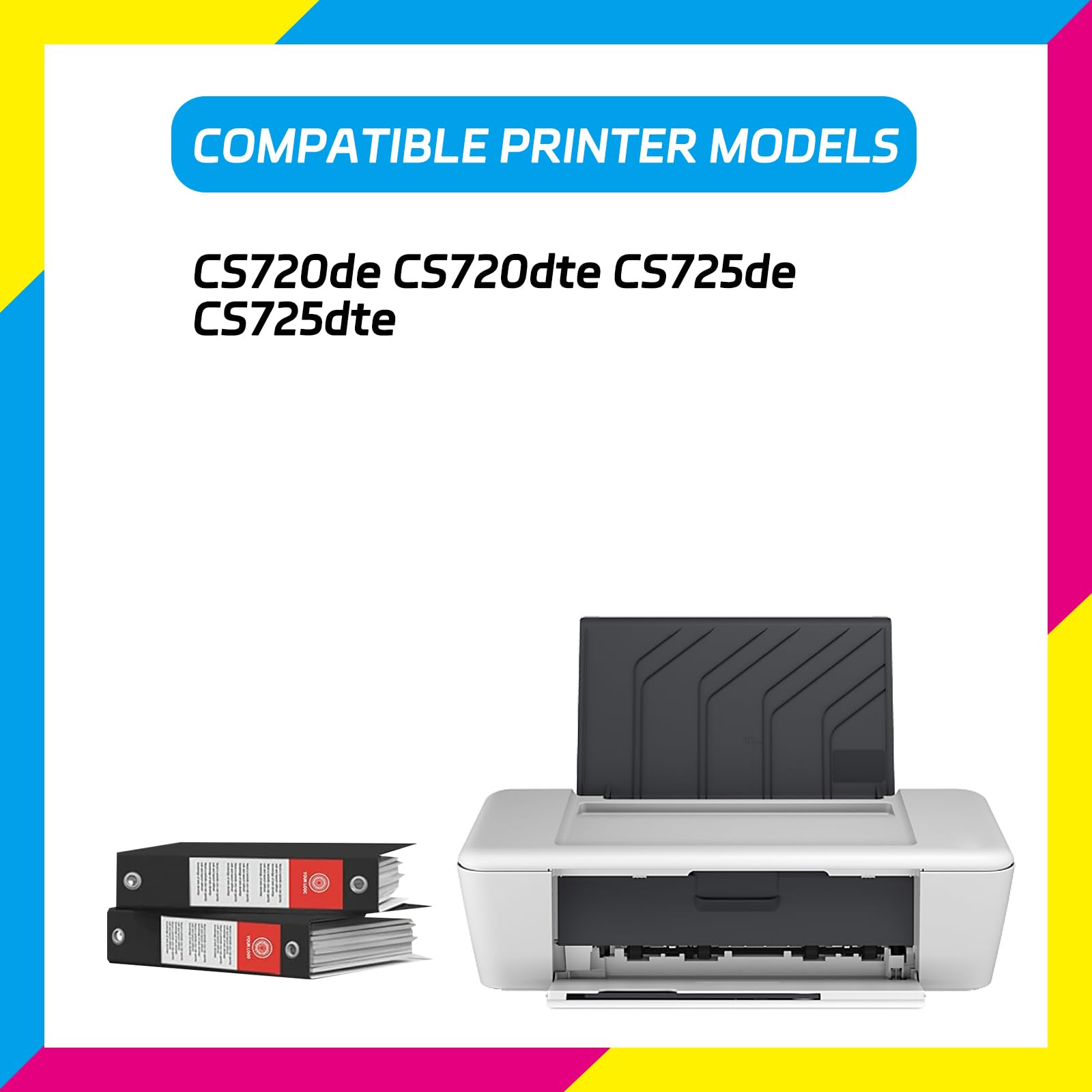 40X9929 Transfer Belt Unit Compatible for Lexmark CS720de CS720dte CS725de CS725dte Printers, High Yield 250000 Pages, with Chip High-Definition Printing (2 Set)