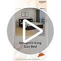 Image of DesignFit Engineered Wood King Size Bed with Box Storage | Wooden Double Bed Cot Palang Furniture for Bedroom Living Room (Wenge Finish) |1 Year Warranty