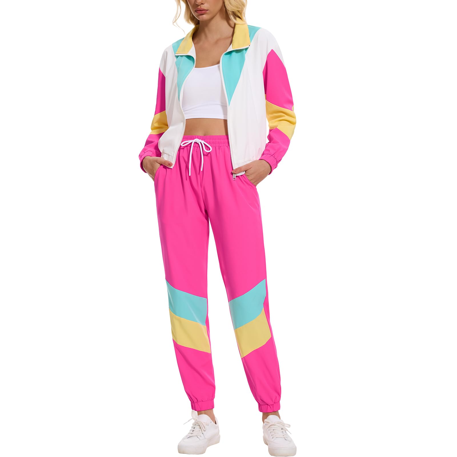 ZDT Color Block 80s 90s Tracksuit