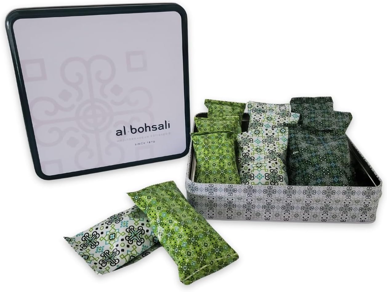 Al Bohsali Assorted Maamoul Cookies – Pistachio, Walnut & Date Filled Shortbread | 12 Piece Mediterranean Pastry Assortment