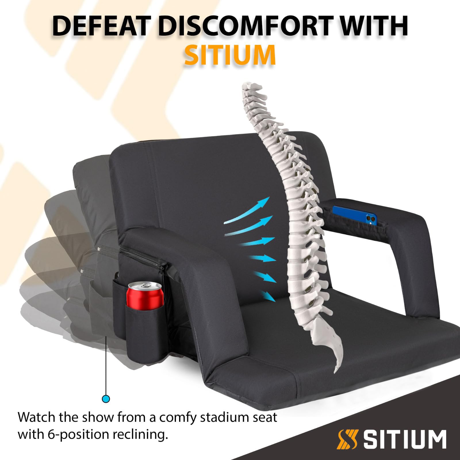 SITIUM Wide Stadium Seat - 21