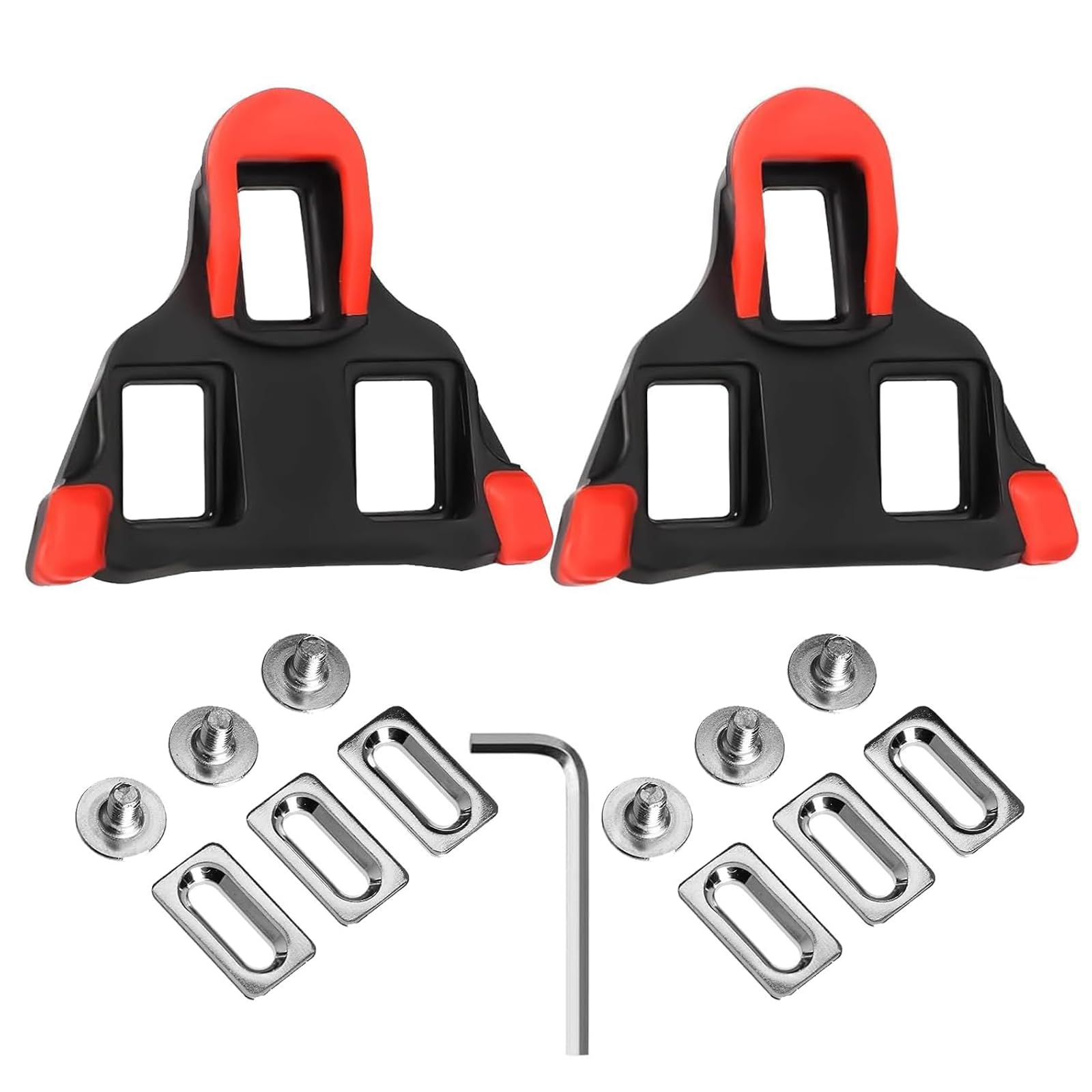 Premium SPD Cleats for Cycling Shoes - Compatible with Shimano SPD-SL, Anti-Slip, Durable High-Performance Pedal Cleats for Road & Indoor Cycling