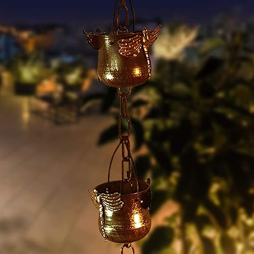 Miniatura 3 de Cadena de hierro decorativa con diseño de libélula