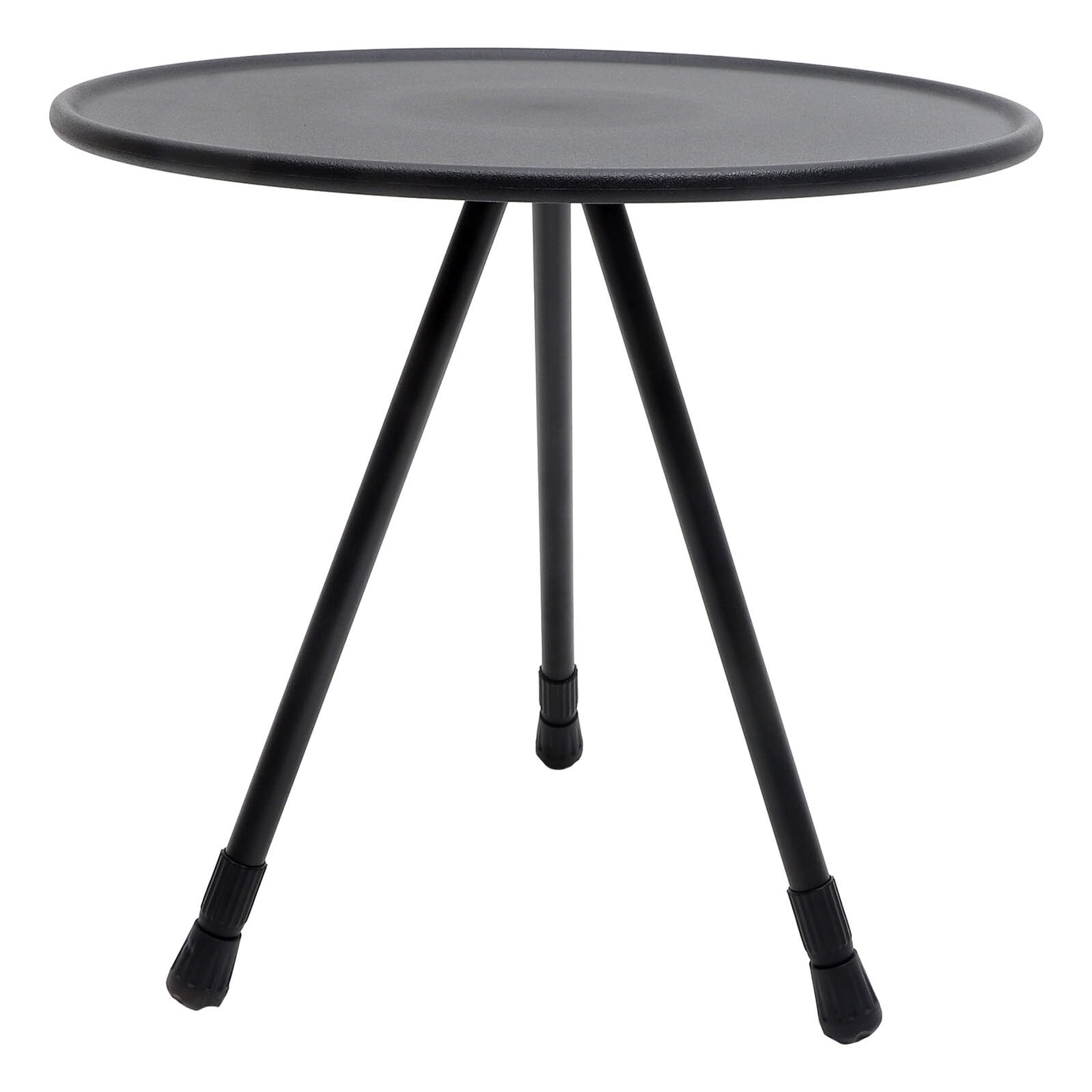 Table de camping pliante légère et ultra résistante en acier noir