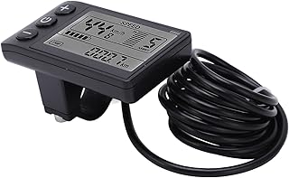 Tbest kt Display sanpyl Store Bike Computador s866 Ciclo Elétrico LCD Medidor 24v 36v 48v ebike sn para velocímetro peças odômetro S866 Display LCD medidor de ciclo elétrico 24V 36V 48V elétrico