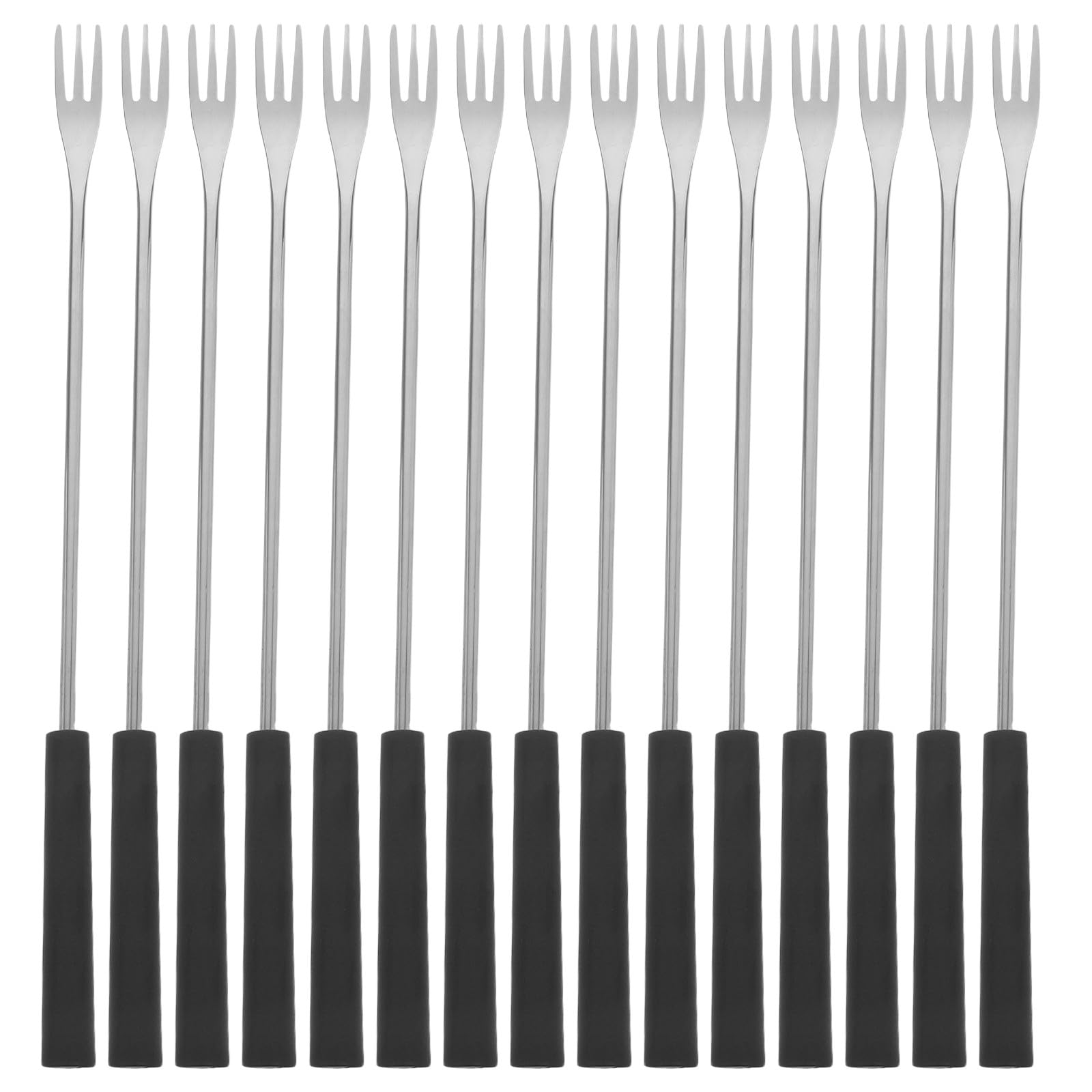 Fourchettes à Fondue en Acier Inoxydable, Lot de 18