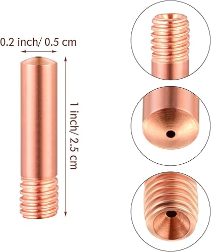 Miniatura 3 de Honoson Paquete de 30 puntas de contacto de soldadura, pistolas MIG de 0.035 pulgadas 11-35 (0.035 pulgadas) Puntas de soldadura 000068 Accesorios
