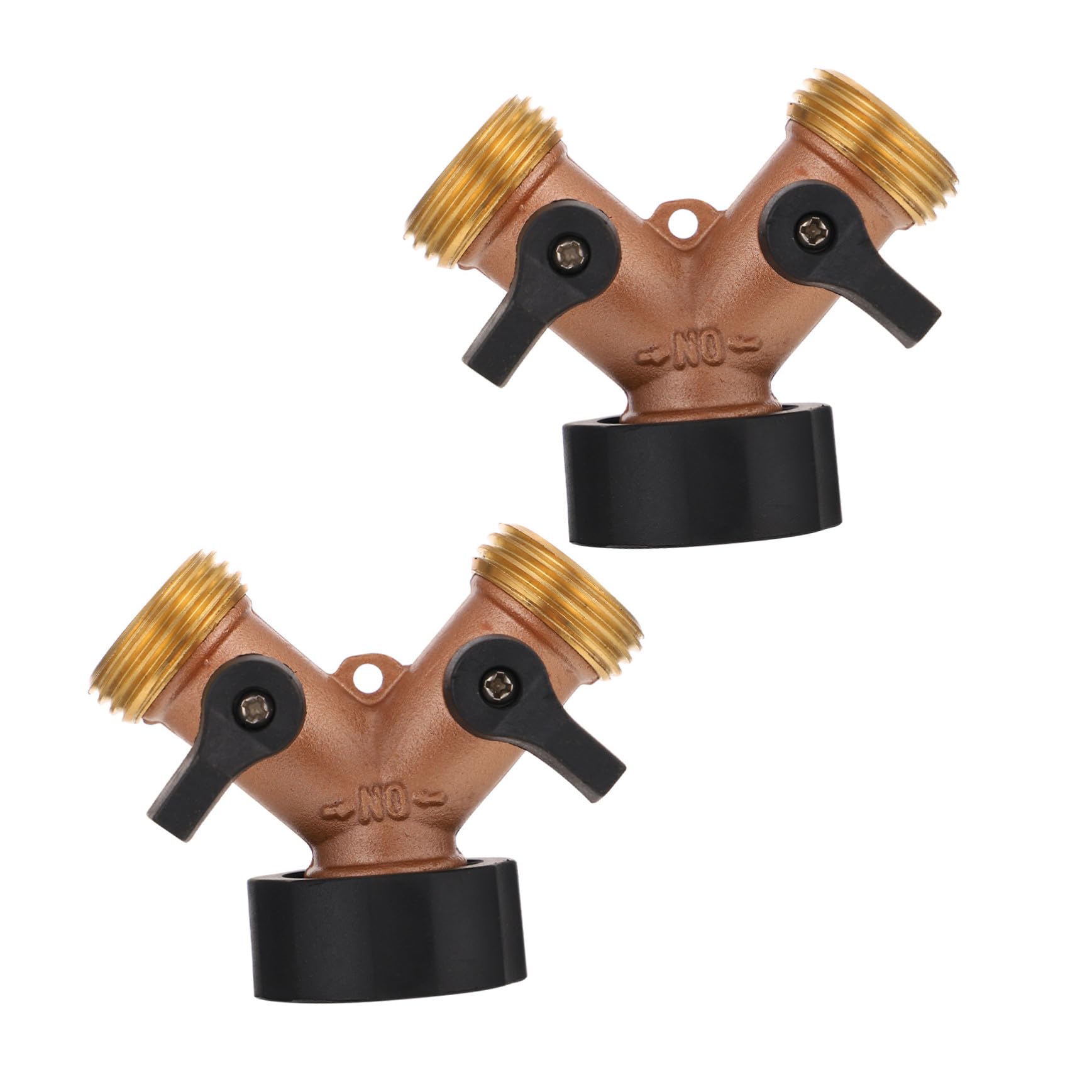 Adaptateur couplage Y robinet jardin laiton contre fuites d'eau