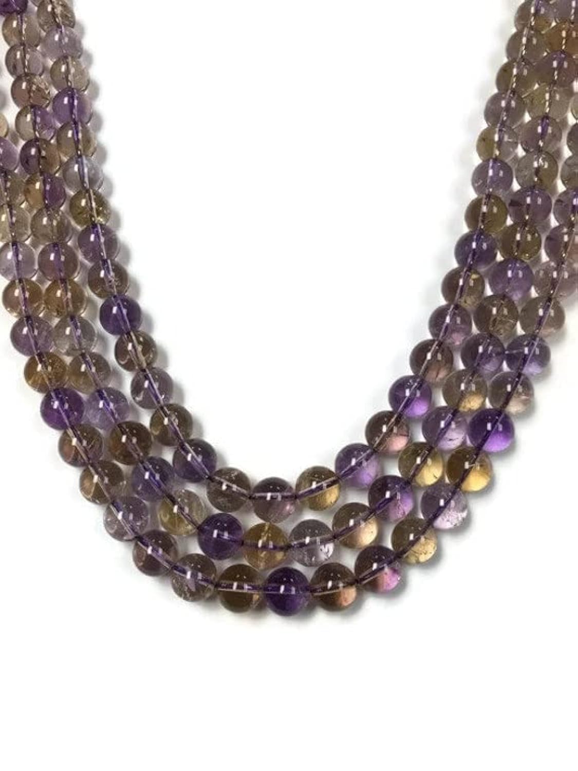 Perles rondes amétrine 10mm LKBEADS idéal pour fabriquer un bijou personnalisé à offrir
