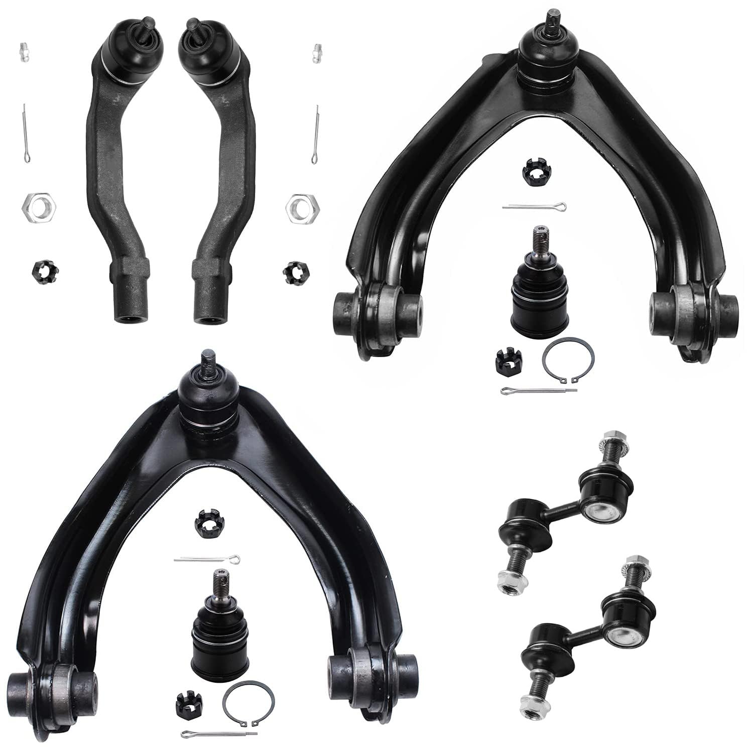 Detroit Axle - Front 8pc Suspension Kit for 97-01 Honda CR-V 1997 1998 1999