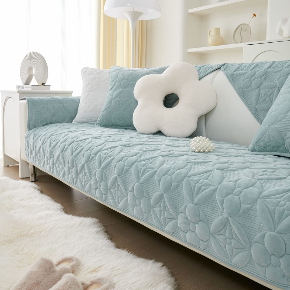 WYJHNLBEDC Sofa Cover 3 Seater, Couch Covers 2 Seater, Sofa Protectors From Pets, Velvet Blanket Sofa Saver Protector For Settee/Sofa bed/L Shape/4 Seater/Chair/Armchair