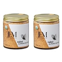 Vista 17 de JEM Organics Cashew Cardamom Sprouted Almond Nut Butter, Organic, All Natural,Gluten-Free, Vegan, Paleo, Keto Snack, 16 oz Jar, Single Pack