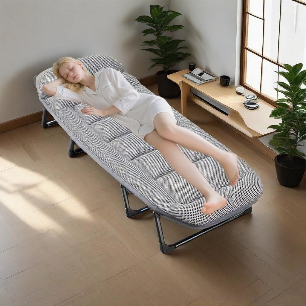 Amazon.co.jp: シングル折りたたみベッド 軽量簡易ベッド コンパクト