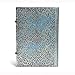Maya Blue Grande Unlined Hardcover Journal, 240pg, 120GSM by Paperblanks (Silver Filigree Collection)