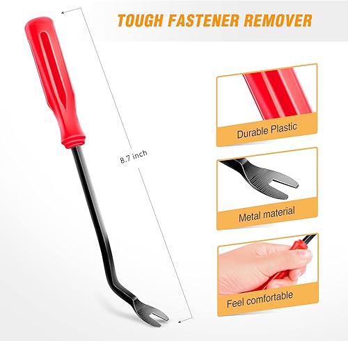 Miniatura 4 de GOOACC 415 clips de retención de automóvil y removedor de sujetadores 18 tamaños más populares juego de remaches de pasador automático - Clips de