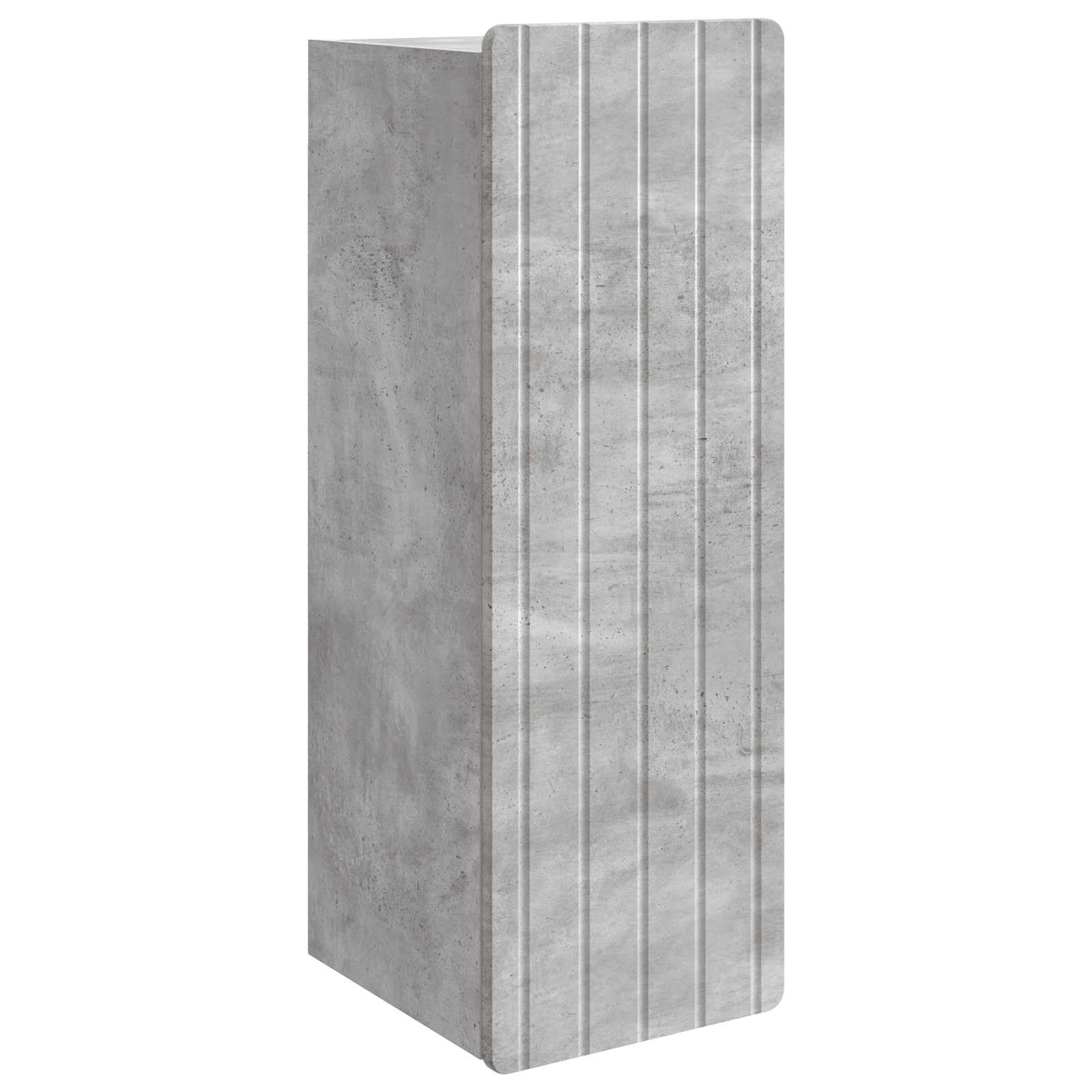 Armoire murale gris béton : la solution gain de place avec porte