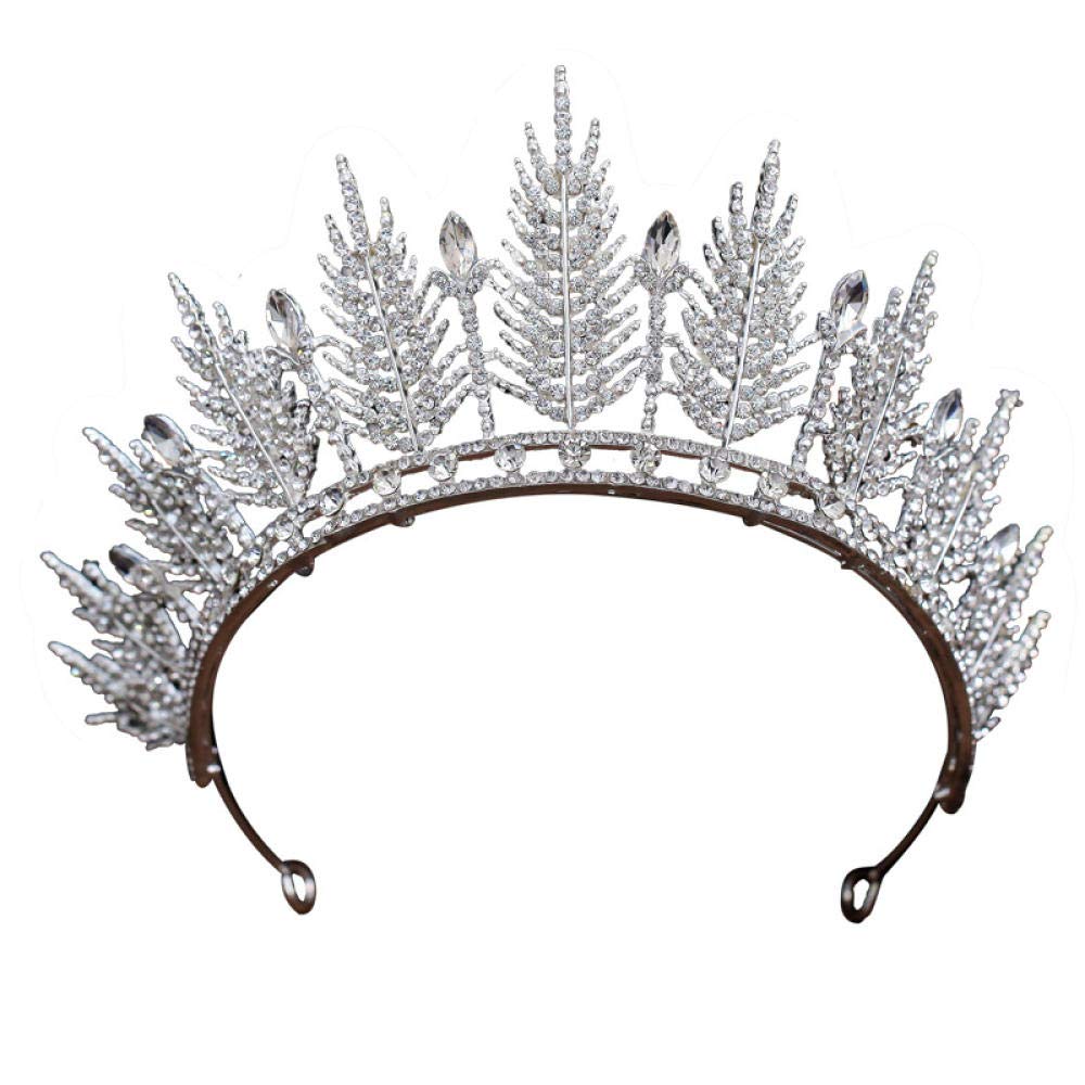 Tiara, stop strasu, ozdoba na głowę dla panny młodej, dla kobiet, prosta moda, na wesele, wesele, ozdoba do włosów, opaska na czoło w stylu vintage, na imprezę, prezent