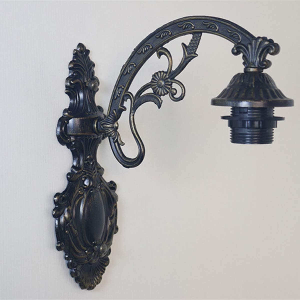 8-Inch Tiffany Style Sunflower Wall Sconce Lamp Fixture European Pastoral Stained Glass Wall Light for Bedroom Bedside Living Room Hallway