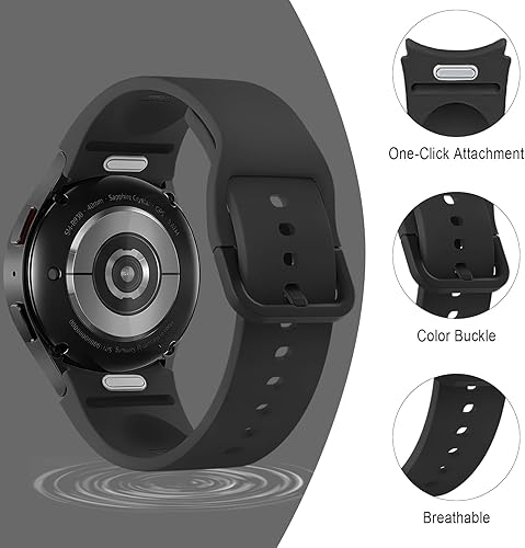 Miniatura 2 de kitway Galaxy Watch 6 Correa compatible con Samsung Galaxy Watch 6 correas de 1.575 in 1.732 in, Galaxy Watch 6 Classic 1.693 in 1.850 in, correa