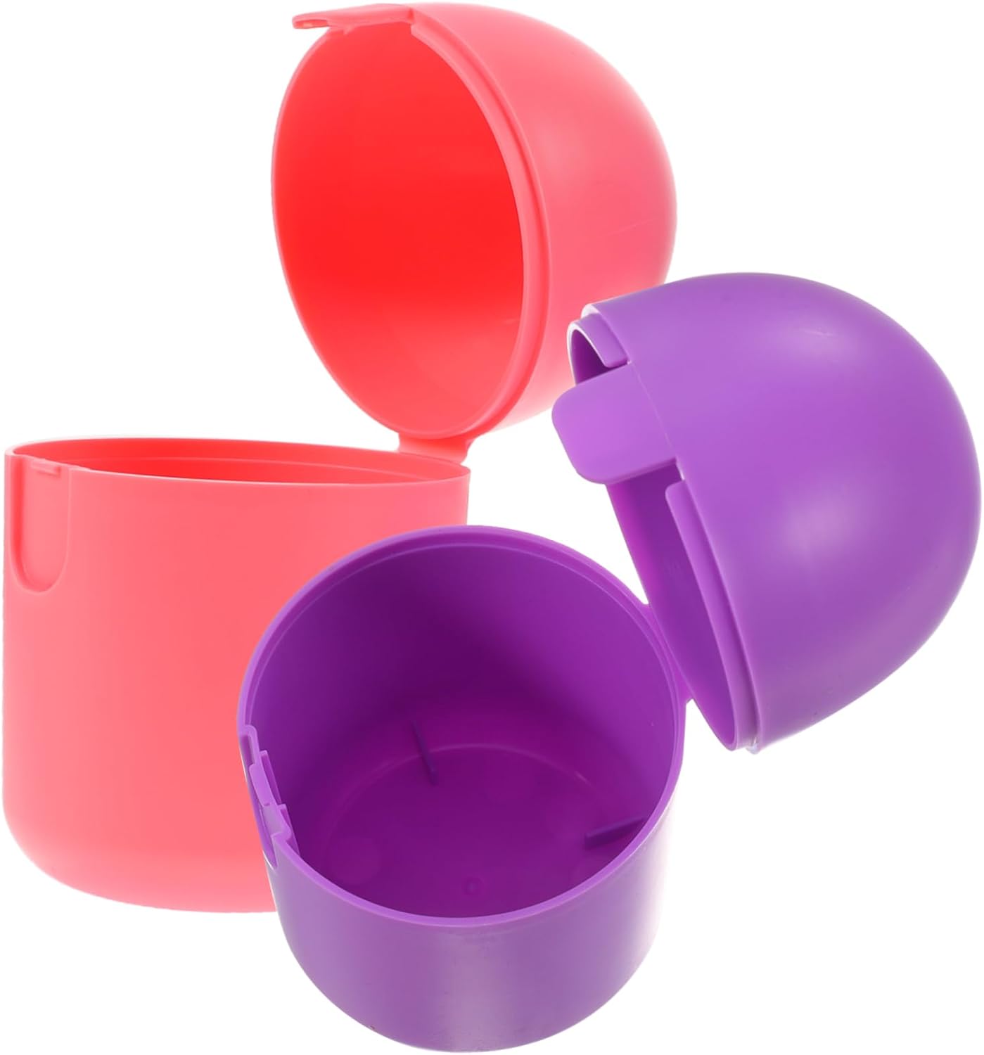 VICASKY 2Pcs Portable Personal Items Organizer Box with Microwave Sterilization Function for Women Durable Lightweight Female Storage Case Privacy Protection Holder for Cups