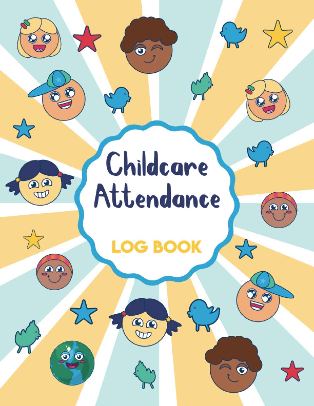 Buy Childcare Attendance Log Book Sign In And Out Parents Attendance