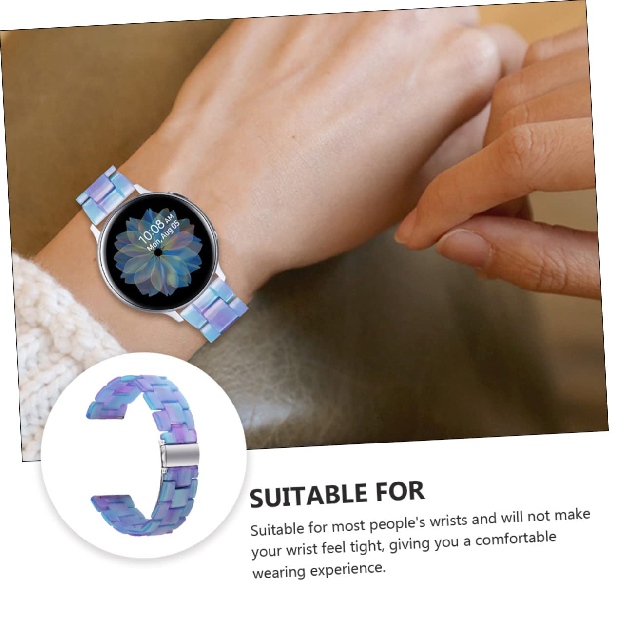 Housoutil 3 Stk Armband Einzigartige Uhren Für Männer Smartwatches Für Frauen Smartwatch Für Männer Hüllen Für Uhrengürtel Aus Nylon Herren Anschauen Harz Schmücken