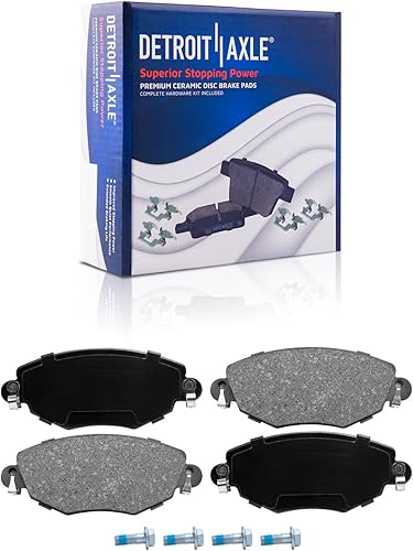 Miniatura 66 de Detroit Axle - Pastillas de Freno Delantero para Chevrolet Captiva Sport Equinox Pontiac Torrent Saturn Vue Suzuki XL-7, Pastillas de Freno Cerámica