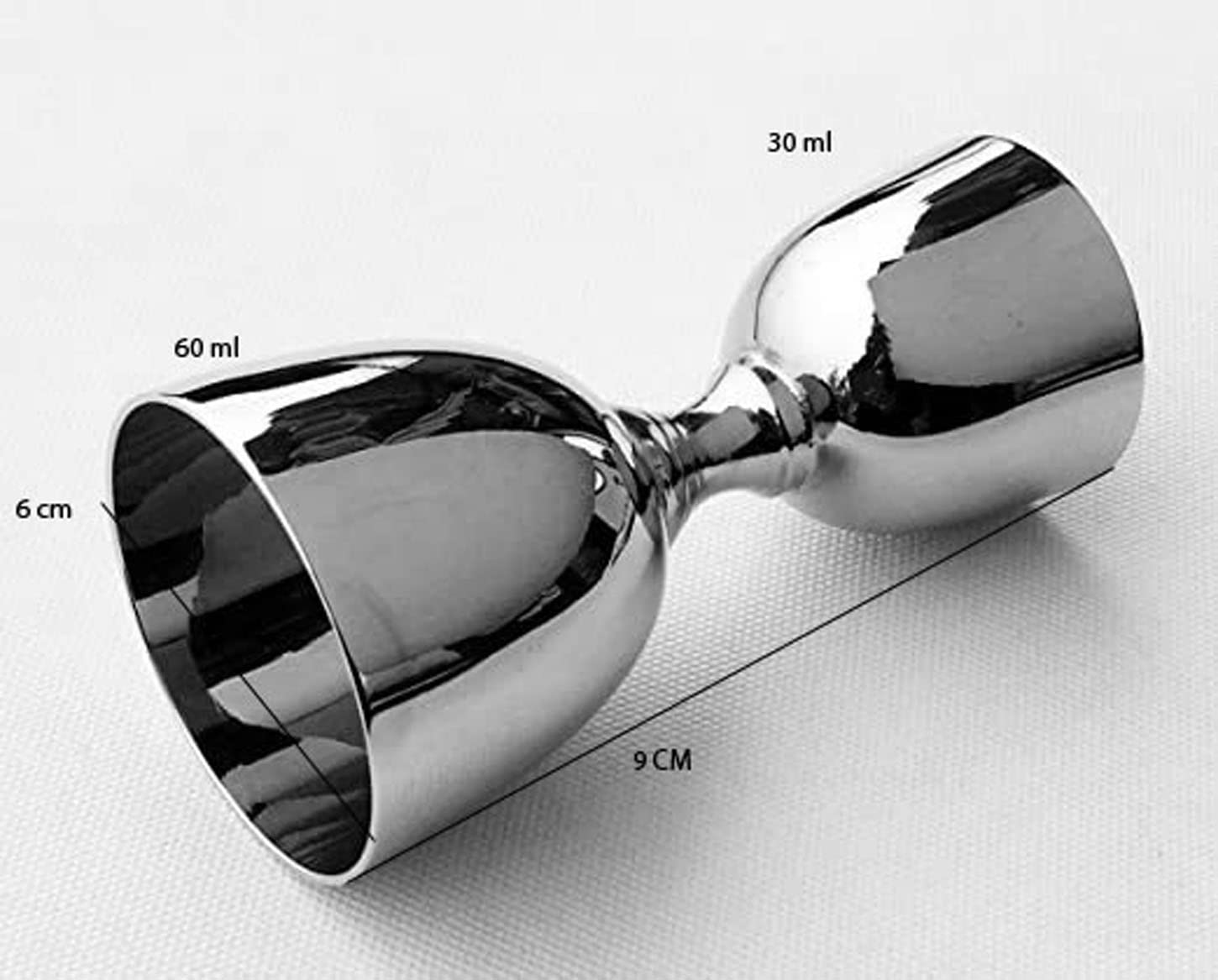 Buy Peg Measure/Hard Drink, Jigger Bar with Chrome Finish | 30 ml