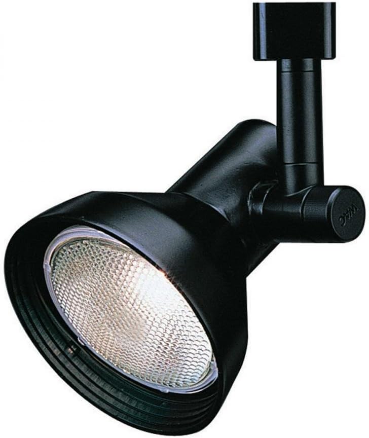 WAC Lighting HTK-730-BK H Series Line Voltage Track Head Die Cast by WAC Lighting