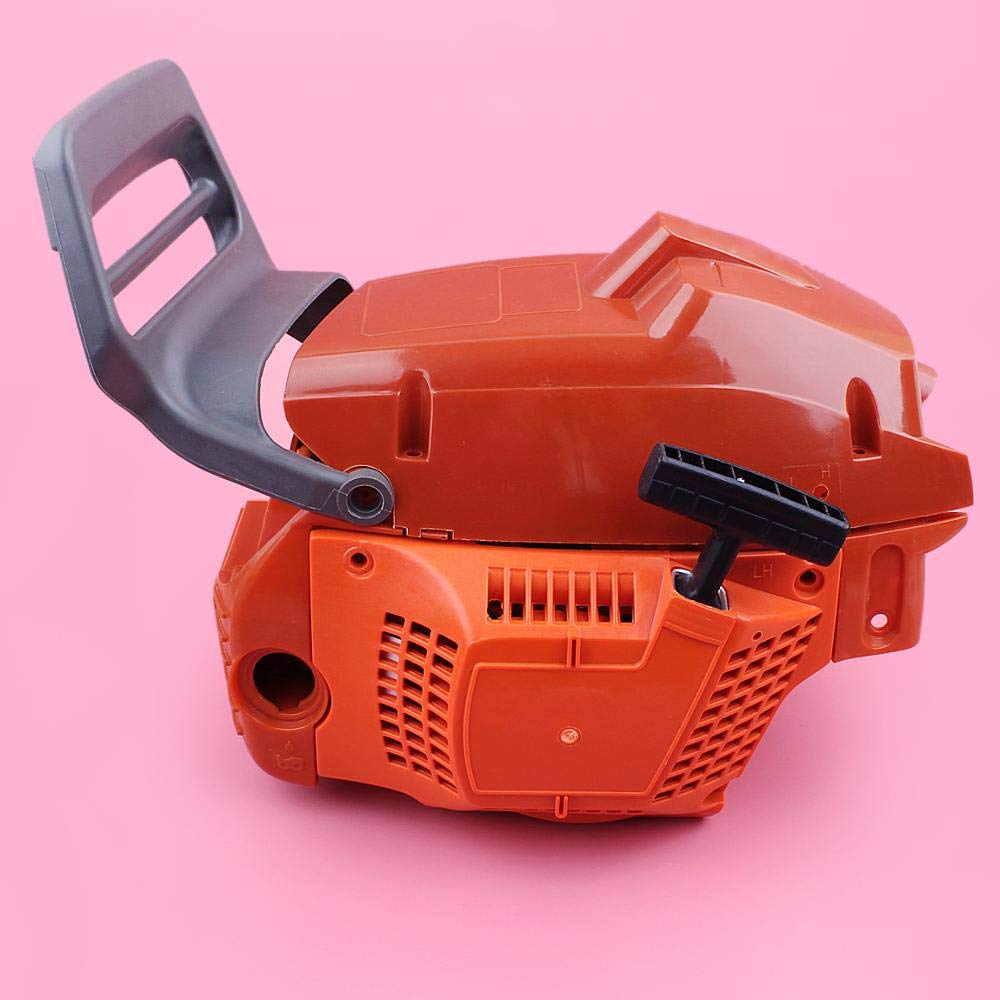 Wivplex Piezas de motosierra del kit de arranque de retroceso de la cubierta del freno del piñón del cárter, for Husqvarna, 350 345 340 537172001 537172003 Arranque de retroceso para cortadora de césp